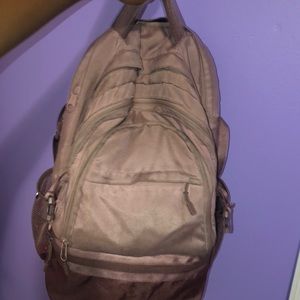 PINK College campus backpack/ rose gold